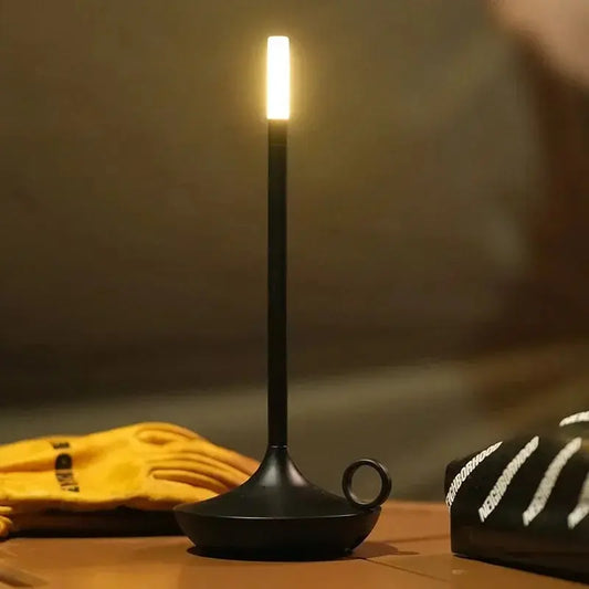 LumièreÉlégante - Lampe de Table Bougie Rechargeable avec Contrôle Tactile