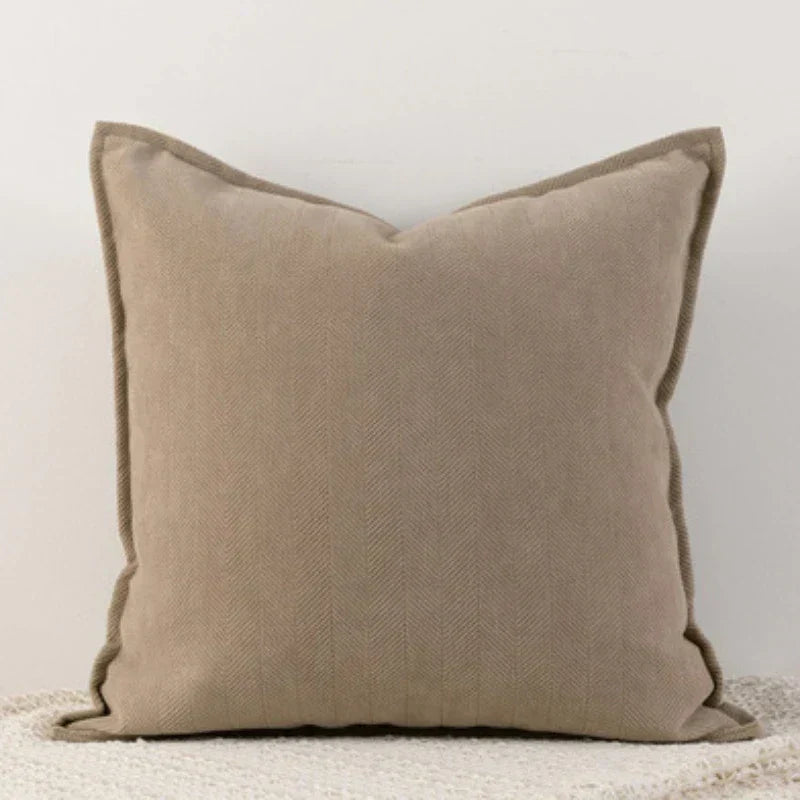 ChenilleCozy – Housse de coussin simple pour la décoration de la maison et de la chambre