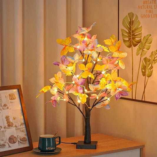 ÉclatBonsai - Lampe LED Arbre Artificiel pour Chambre et Événements