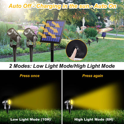 Projecteur solaire étanche IP65 à énergie solaire LED