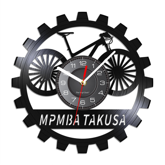 VinylCycle Clock – Horloge mural en vinyle unique changeant de couleur