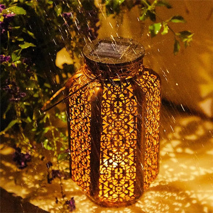 Floroux Art Deco Solar Lamp | Elegant Garden Lighting | Durable LED Lamp | Decorative Outdoor Light