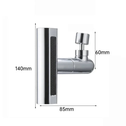 Robinet de cuisine RainFlow - Robinet de lavabo chromé avec 4 positions d'eau