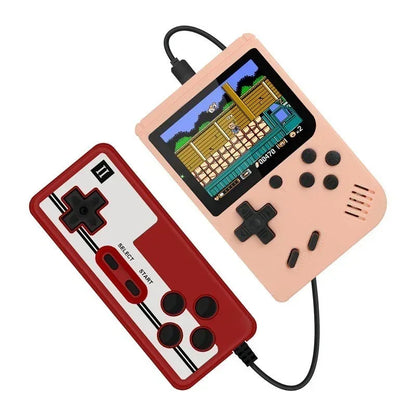 Mini Retro Console de Jeu Portable - Écran LCD de 3,0 Pouces, 500 Jeux 8-Bit Intégrés, Cadeau de Noël Parfait pour les Enfants