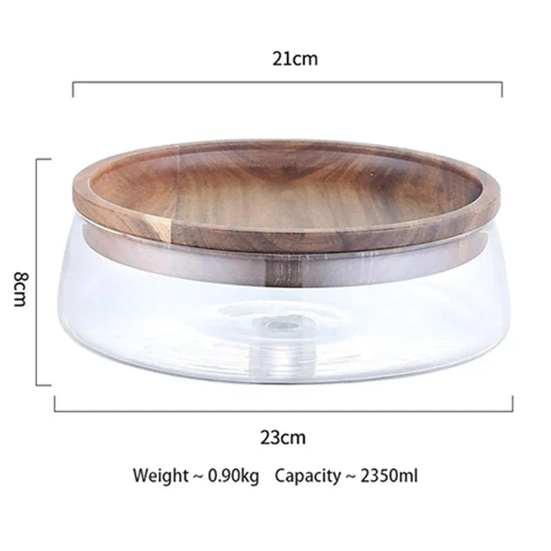 Wood storage container Floroux | Durable storage | Airtight &amp; elegant