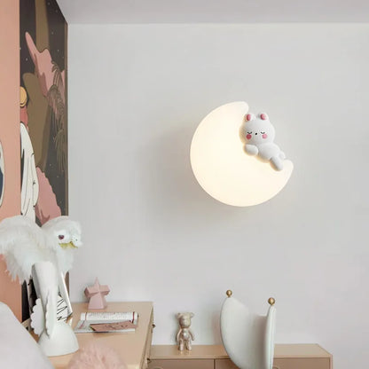 MoonAnimal – Lampe de Lune Magique pour Chambres d'Enfants