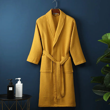 Premium bathrobe Floroux in cotton | Soft and breathable | Perfect for men and women | With pockets