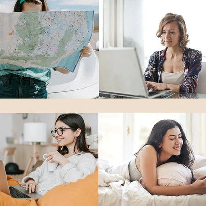 ComfortEase Ceinture Chauffante - Ceinture Ergonomique Chauffante pour Douleurs Lumbar