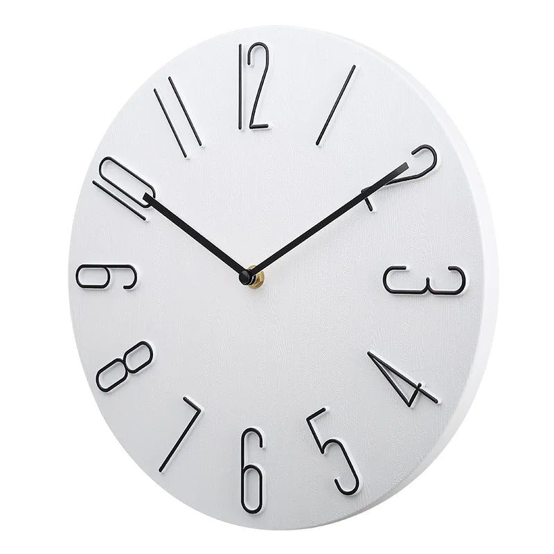 SilenceLuxe – Horloge Murale Ultra-Silencieuse et Contemporaine