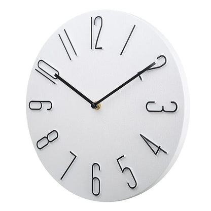 SilenceLuxe – Horloge Murale Ultra-Silencieuse et Contemporaine