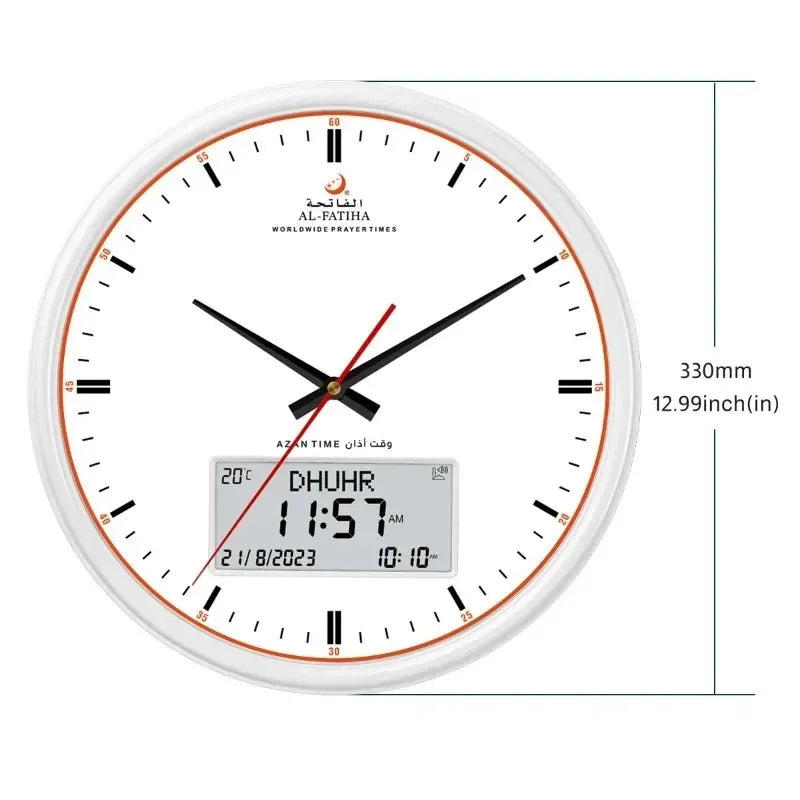 PrayerTime Clock – Horloge Murale Intelligente avec Azan