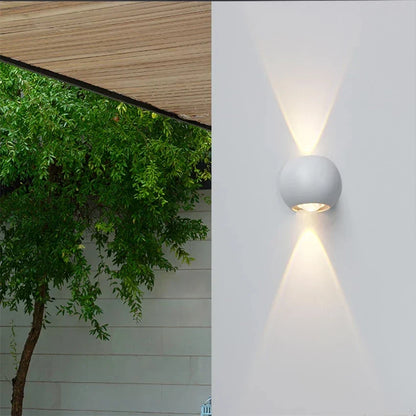 SolarGlow - Applique murale 6W pour l'extérieur