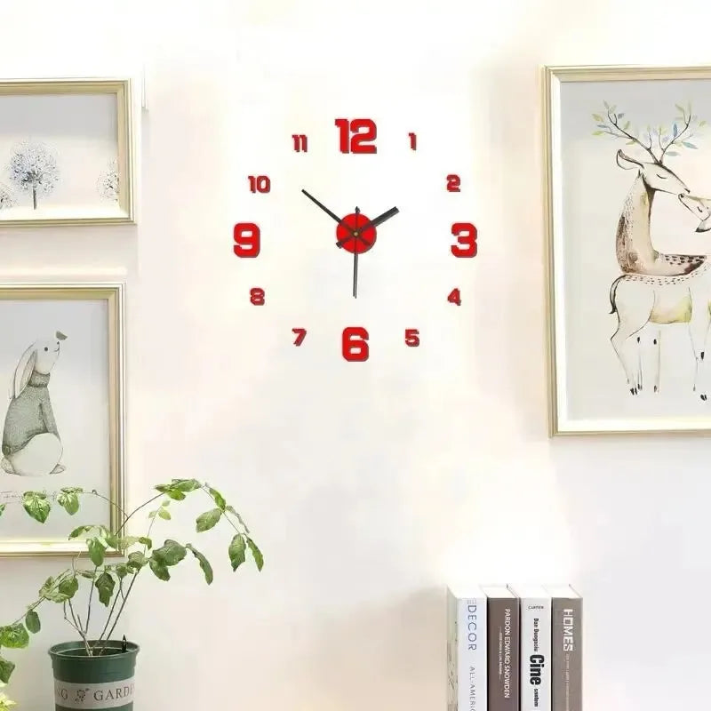 CarréÉlite – Horloge Murale Carrée Élégante et Créative