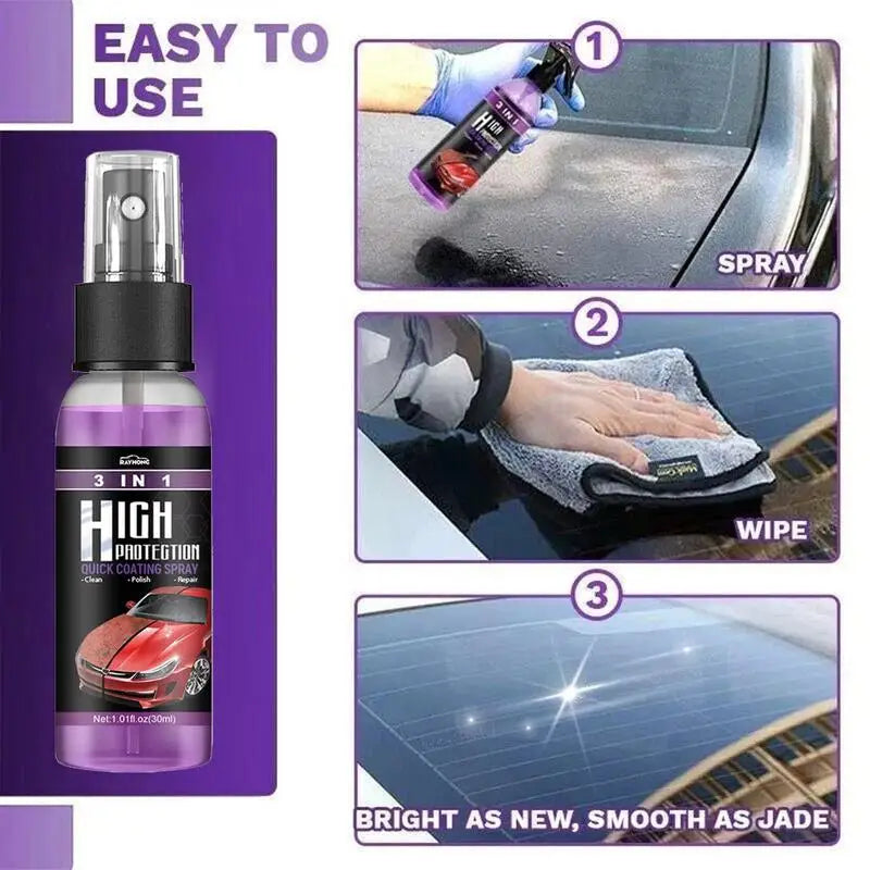 GlazeGuard™ Spray de Revêtement Céramique