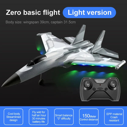 Planeur en mousse RC pour débutants 3 canaux - Avion électrique à lancer à la main, plaisir en extérieur