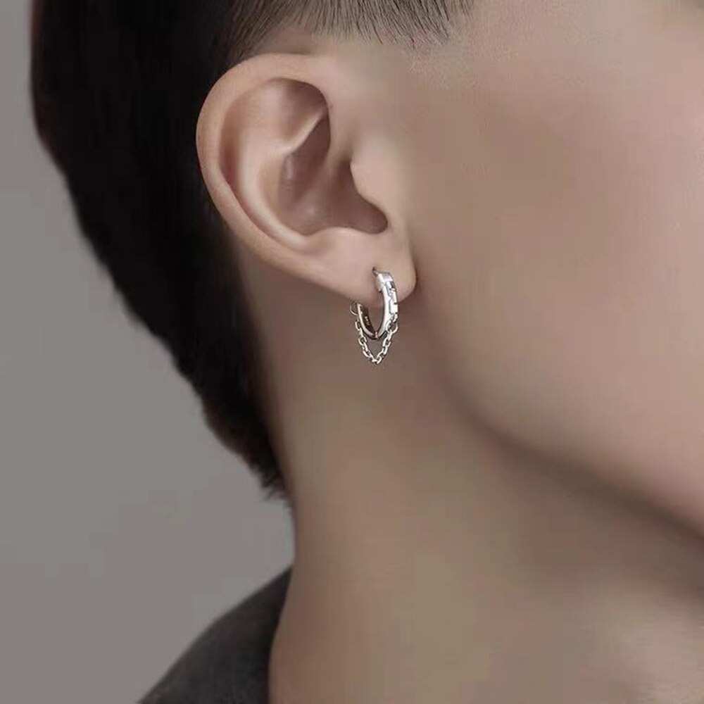 ChainHoops Boucles d'oreilles - Boucles d'oreilles élégantes tendance