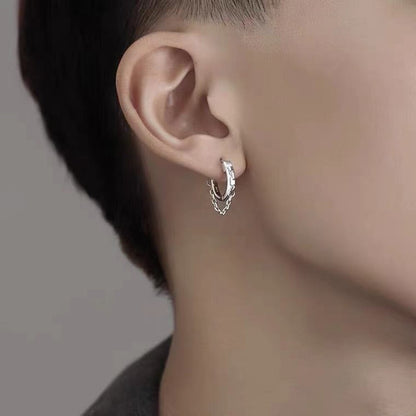 ChainHoops Boucles d'oreilles - Boucles d'oreilles élégantes tendance