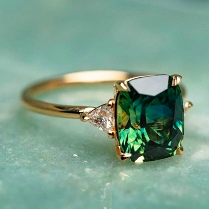 Bague Émeraude Verte Élégante - Elise