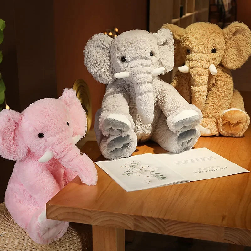 Floroux - Amis en peluche éléphant confortable et délicat pour tous les âges