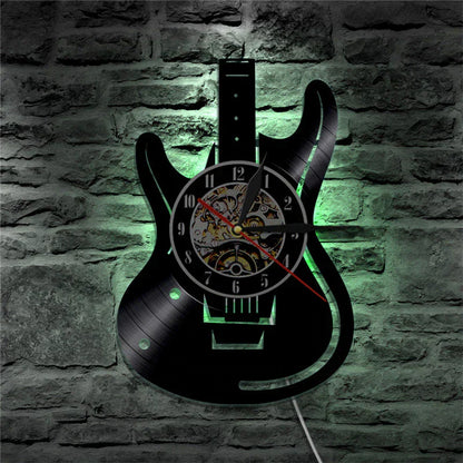 Horloge murale en vinyle Floroux