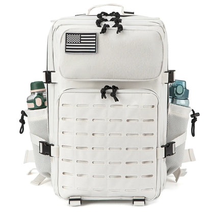Sac à dos tactique 45L pour hommes/femmes – Daypack MOLLE pour la chasse, la pêche, la randonnée, le trekking et la survie – Sac à dos extérieur grande capacité avec porte-gobelets