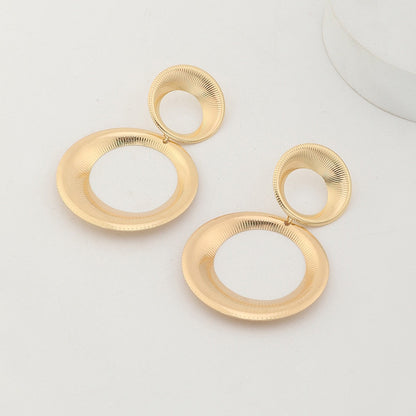 Boucles d'oreilles Gouden Cirkel | Bijoux uniques déclaratifs pour un look audacieux