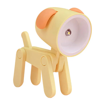 Floroux Cute LED Night Light | Mini Pet Design | Dog, Deer & Dinosaur | Foldable Table Lamp for Children's Room