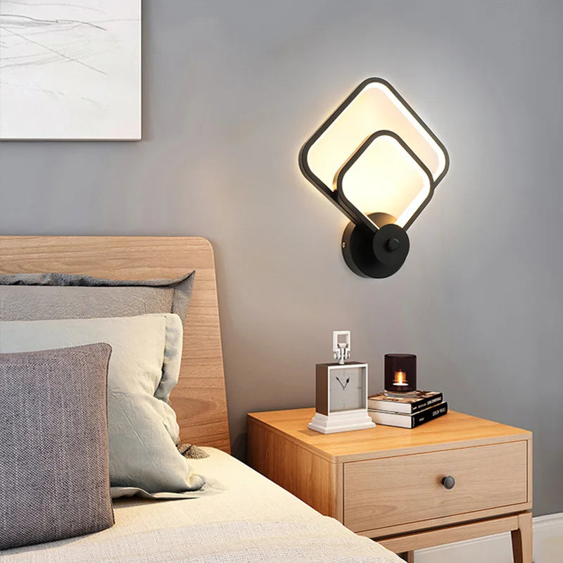 Floroux - Applique LED élégante en fer pour des accents contemporains