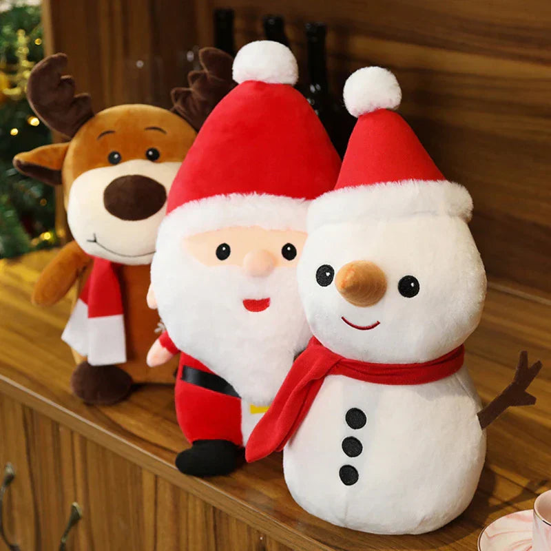 Cadeaux de Noël Cozy - Animaux en peluche enchanteurs pour Noël