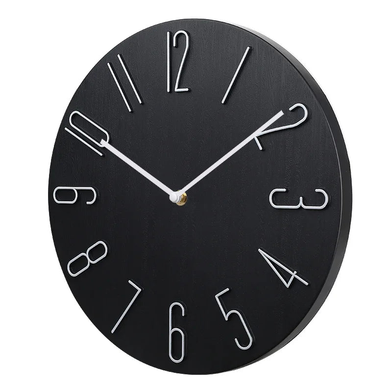 SilenceLuxe – Horloge Murale Ultra-Silencieuse et Contemporaine