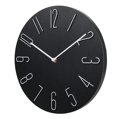SilenceLuxe – Horloge Murale Ultra-Silencieuse et Contemporaine