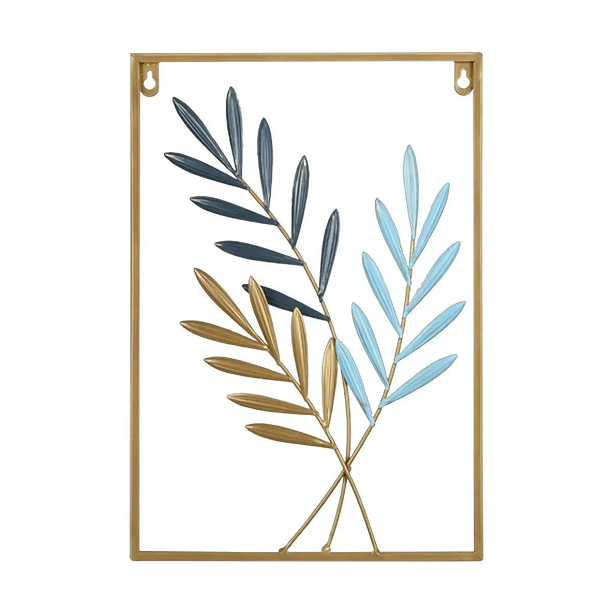 Cadre mural en fer paysage de jungle