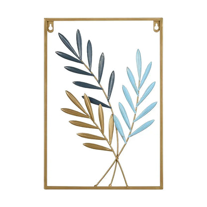 Cadre mural en fer paysage de jungle