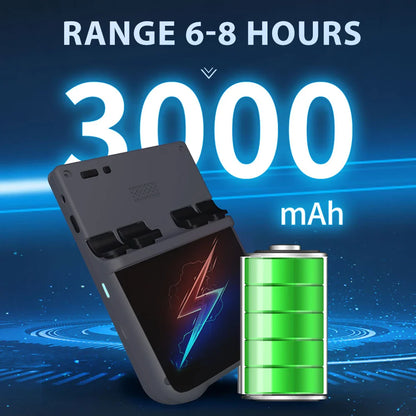 Coopreme XU10 Console de jeu portable à main - Écran IPS de 3,5", Batterie de 3000mAh, Système Linux