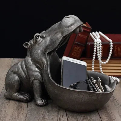 Floroux - Figurine de décoration Hippopotame