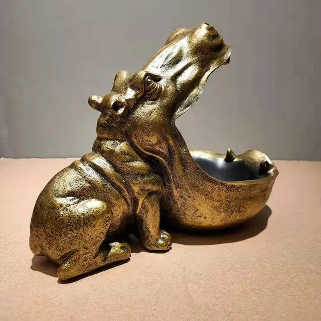 Floroux - Figurine de décoration Hippopotame