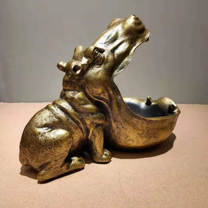 Floroux - Figurine de décoration Hippopotame