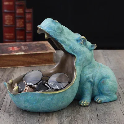 Floroux - Figurine de décoration Hippopotame