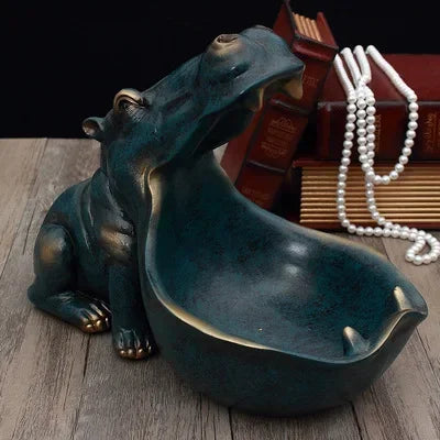Floroux - Figurine de décoration Hippopotame
