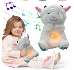 Floroux - Mouton câlin avec lumière apaisante et musique pour de doux rêves