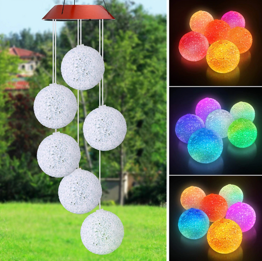 Jardin Enchanté – Éclairage de Jardin en Cristal Changeant de Couleur