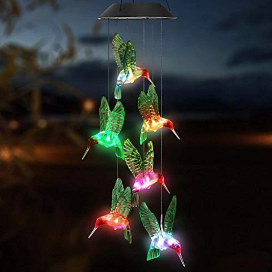 EnchantedGlow - Éclairage de Jardin LED Solaire Colibri