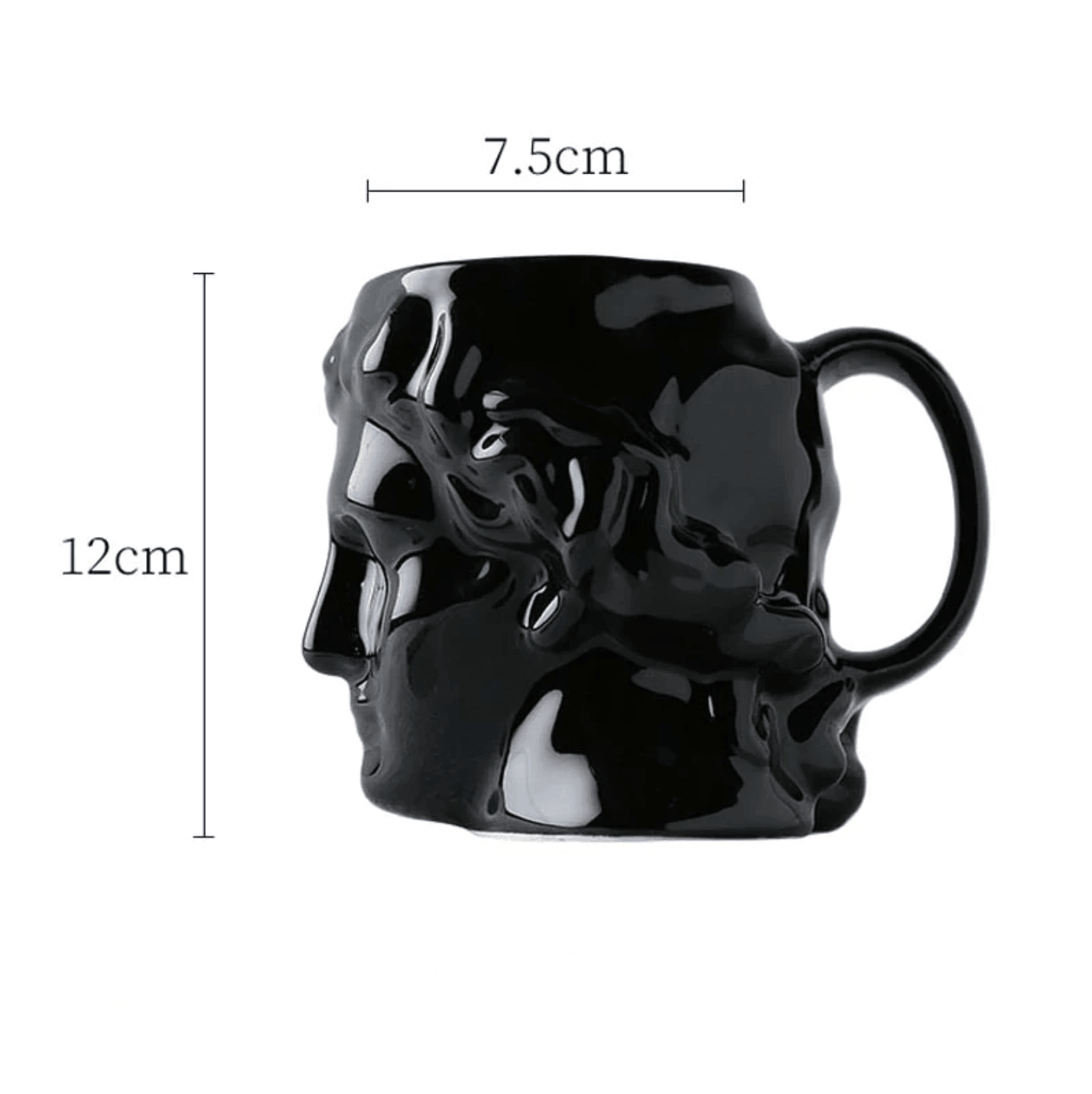 Ceramic Mug Skull by Floroux David | Unique Design | Porcelain and Ceramic | Decoration and Function