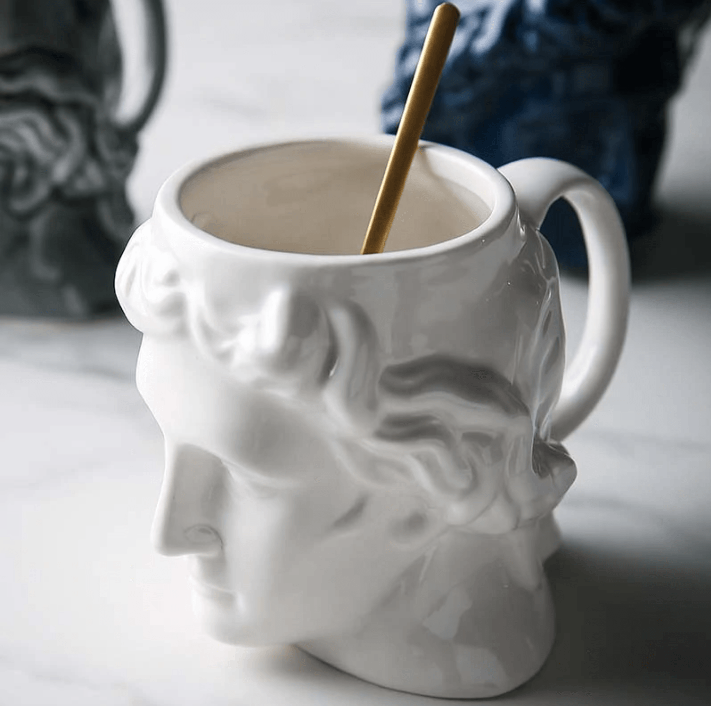 Ceramic Mug Skull by Floroux David | Unique Design | Porcelain and Ceramic | Decoration and Function