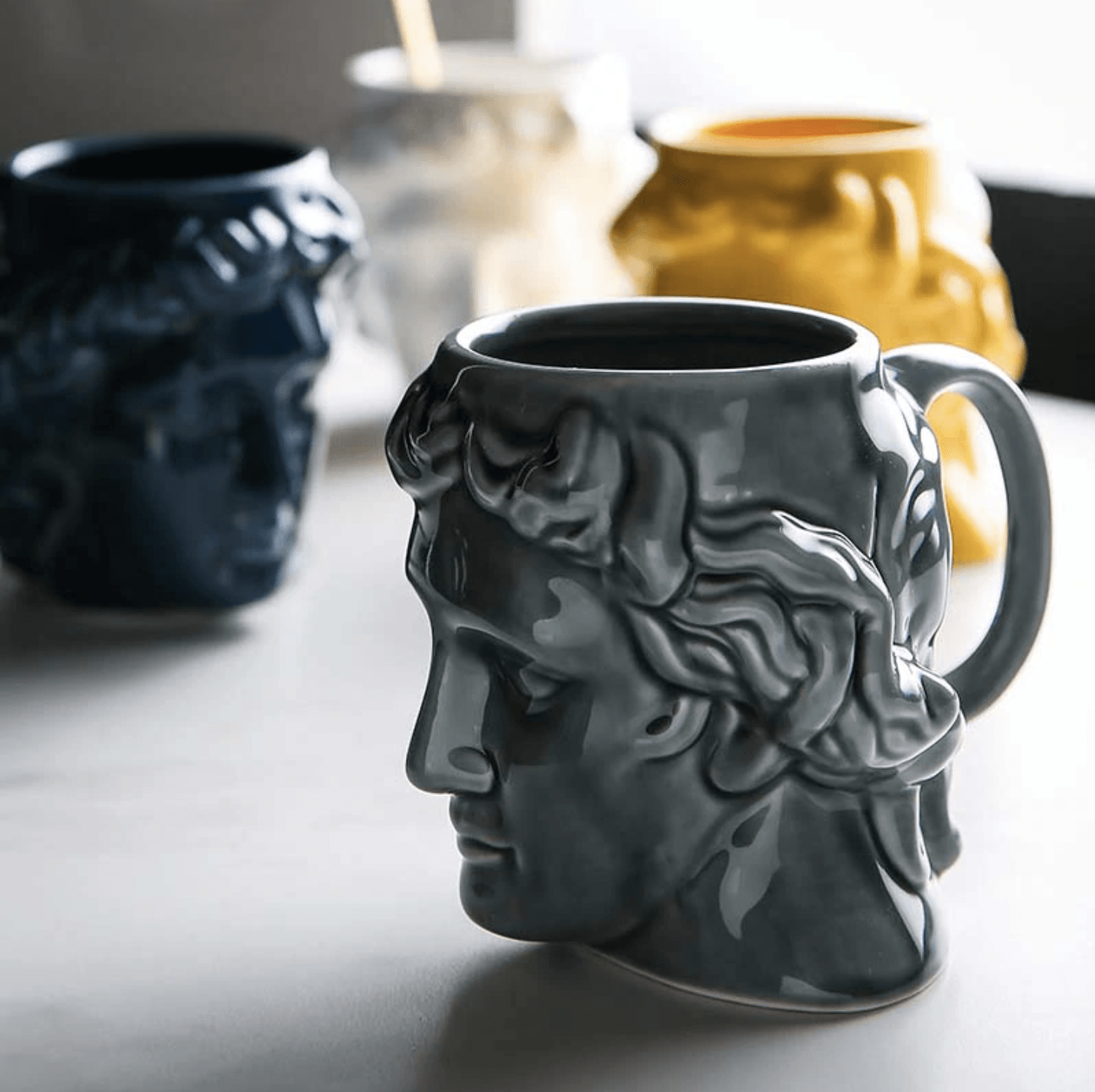 Ceramic Mug Skull by Floroux David | Unique Design | Porcelain and Ceramic | Decoration and Function