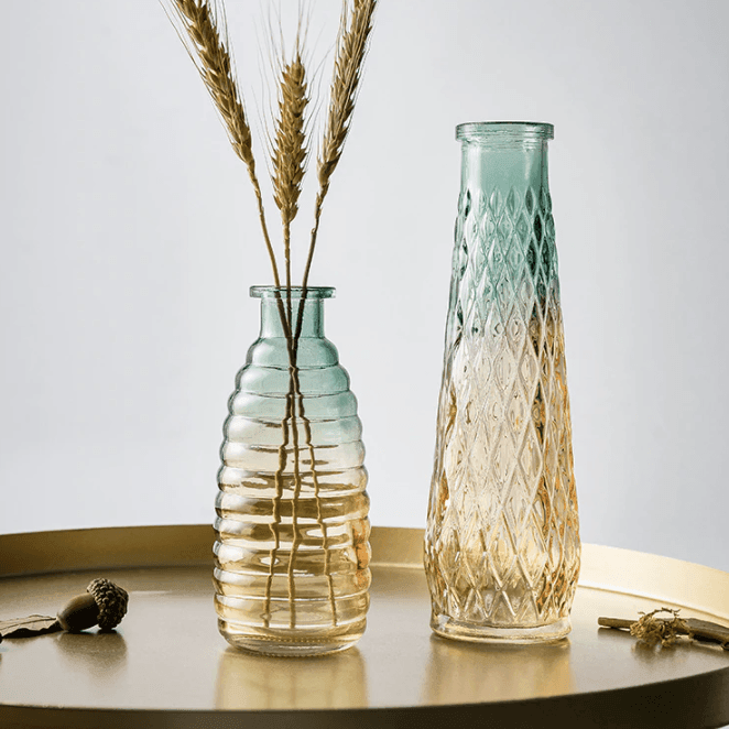Floroux Gradient Glass Vases | Modern Design | Stylish Home Accessories