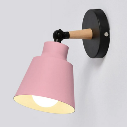 Floroux Shine Applique Murale en Bois | Design Moderne | Lampe Murale Décorative pour Salon et Chambre