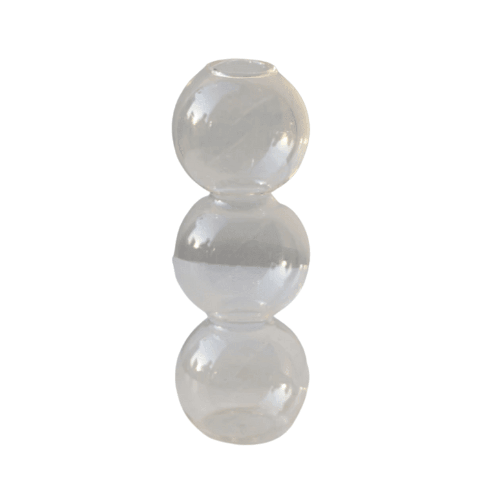 Floroux Bubble Glass Vase | Timeless Design | Home Accessory | Perfect for Flowers or Decoration