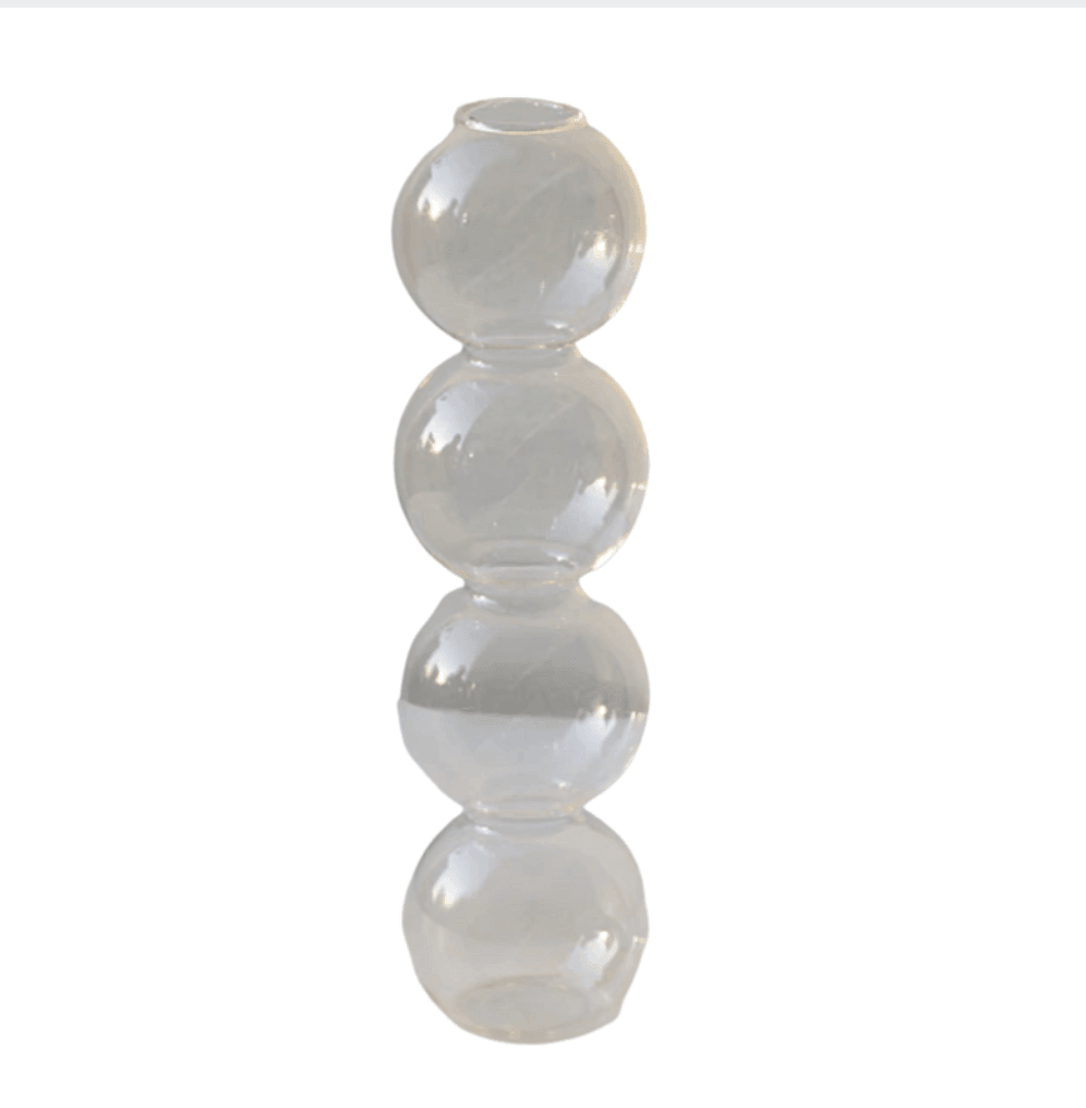 Floroux Bubble Glass Vase | Timeless Design | Home Accessory | Perfect for Flowers or Decoration