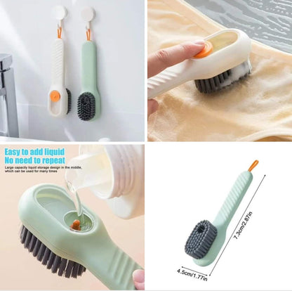 Brosse de nettoyage multifonctionnelle avec distributeur de savon